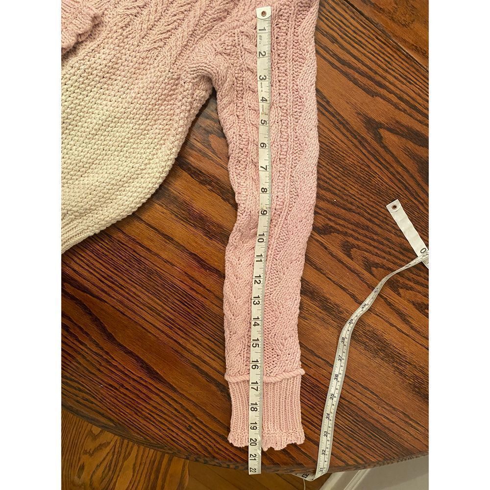 Anthropologie- Anthropologie Marci Dip Dye Cable Knit Ombre Sweater - Picture 11 of 12
